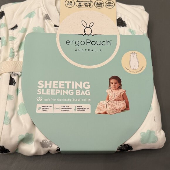 organic cotton sheeting sleeping bag - Picture 4 of 7